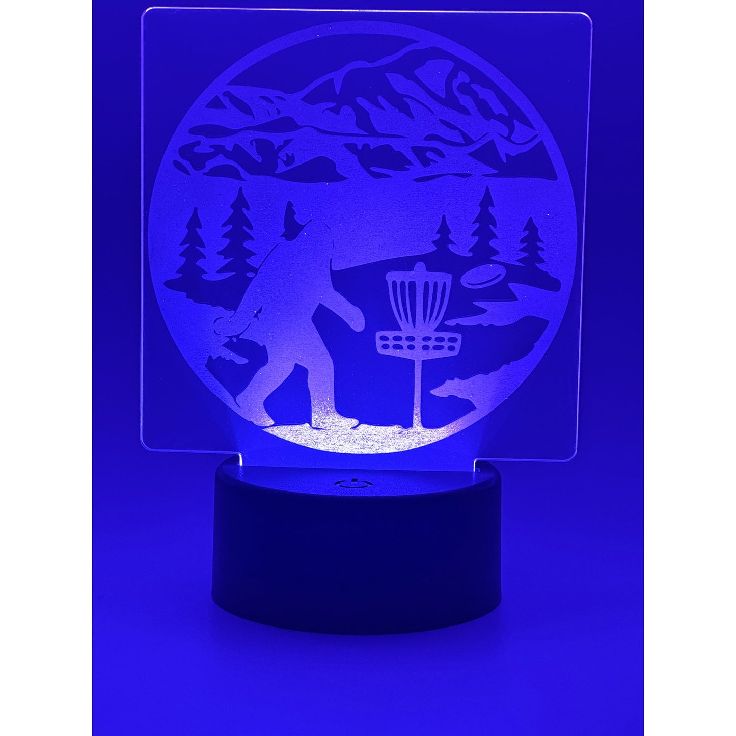 Disc Golf Laser Engraved LED light, Disc Golf Gift, Sport Gift, LED Night Light, Engraved Gift, Coach Gift, Player Gift, Golf, Sports, Frisbee