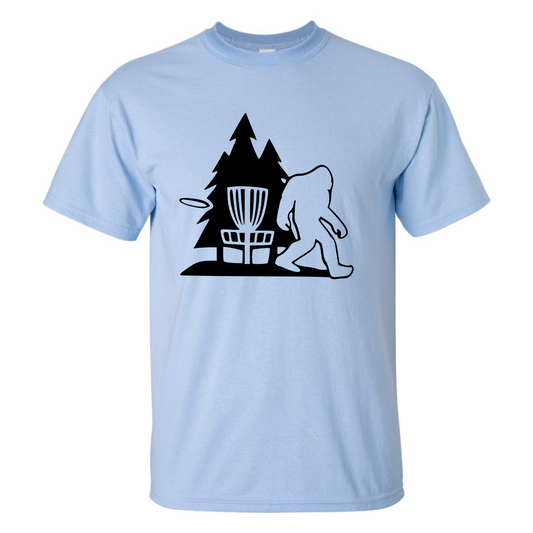 Disc Golf T Shirt SASQUATCH BASKET Discgolfer Discgolfing Shirt