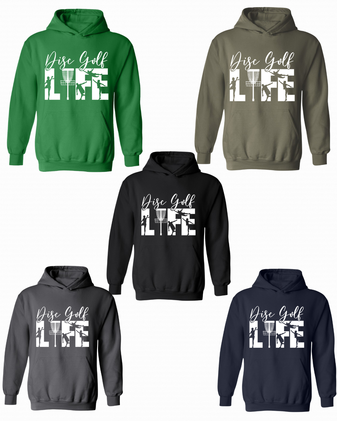 Disc Golf Hoodie DISCGOLF LIFE Discgolfer Discgolfing Sweatshirt