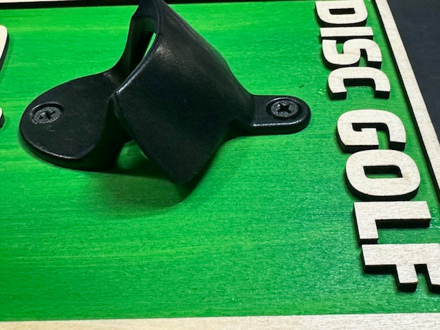 Disc Golf Custom Bottle Opener Wall Mounted Discgolfer Gift