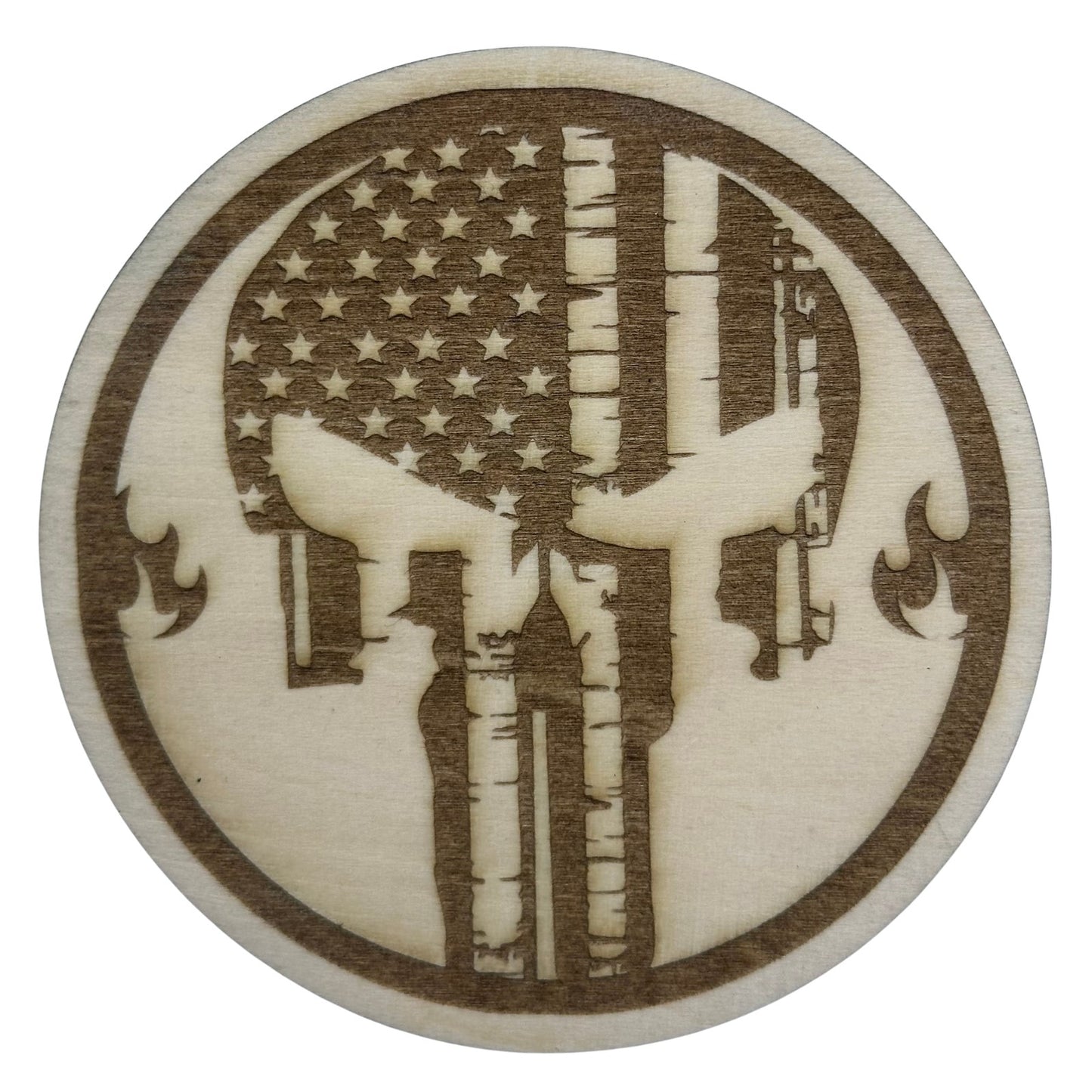 Disc Golf Mini Personalized Wood Laser Engraved Bottle Opener 4"