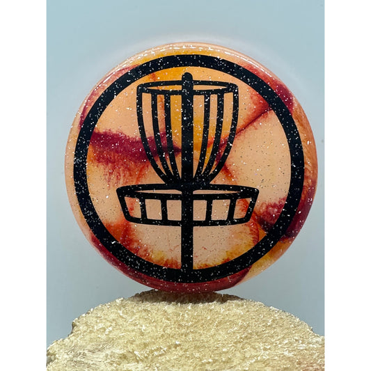Disc Golf Mini Marker Custom Hand Poured Epoxy Resin One Of A Kind Mini