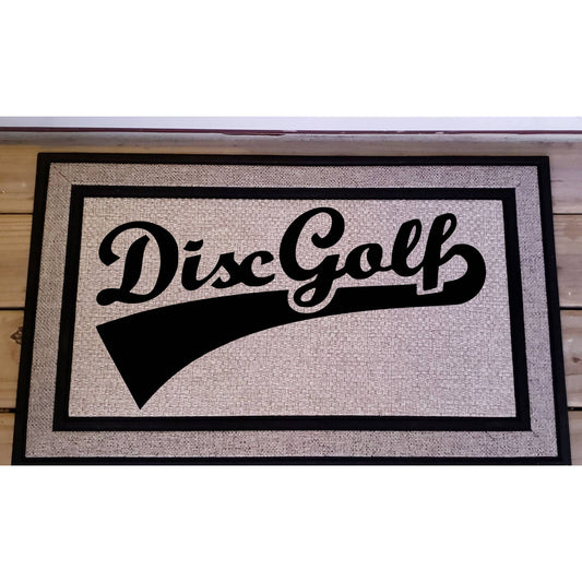 Disc Golf DiscGolf Logo Door Mat