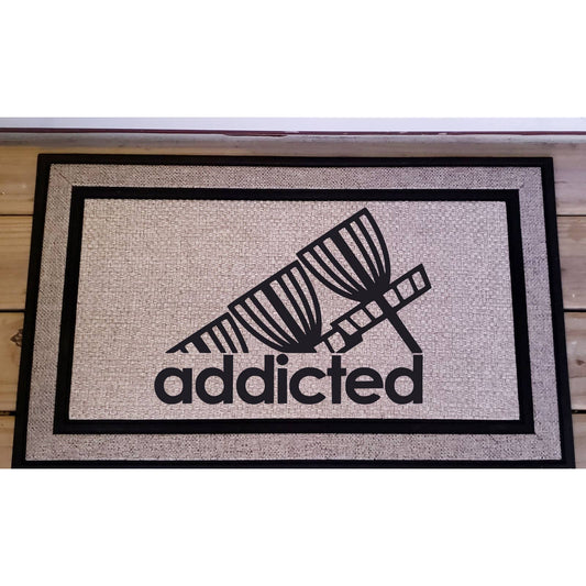 Disc Golf Addicted Logo Door Mat