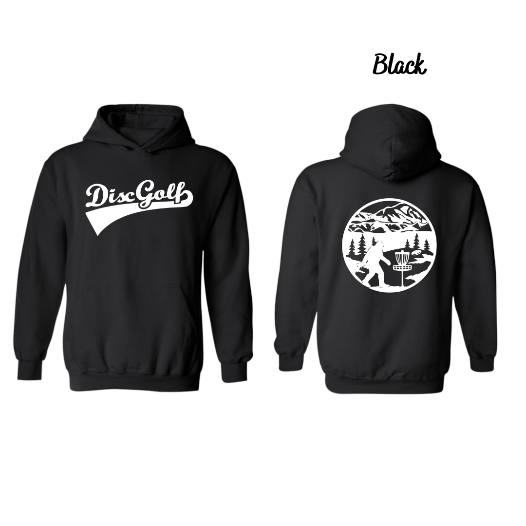 Disc Golf Pullover Hoodie Dual Logo SASQUATCH Hooded Sweatshirt