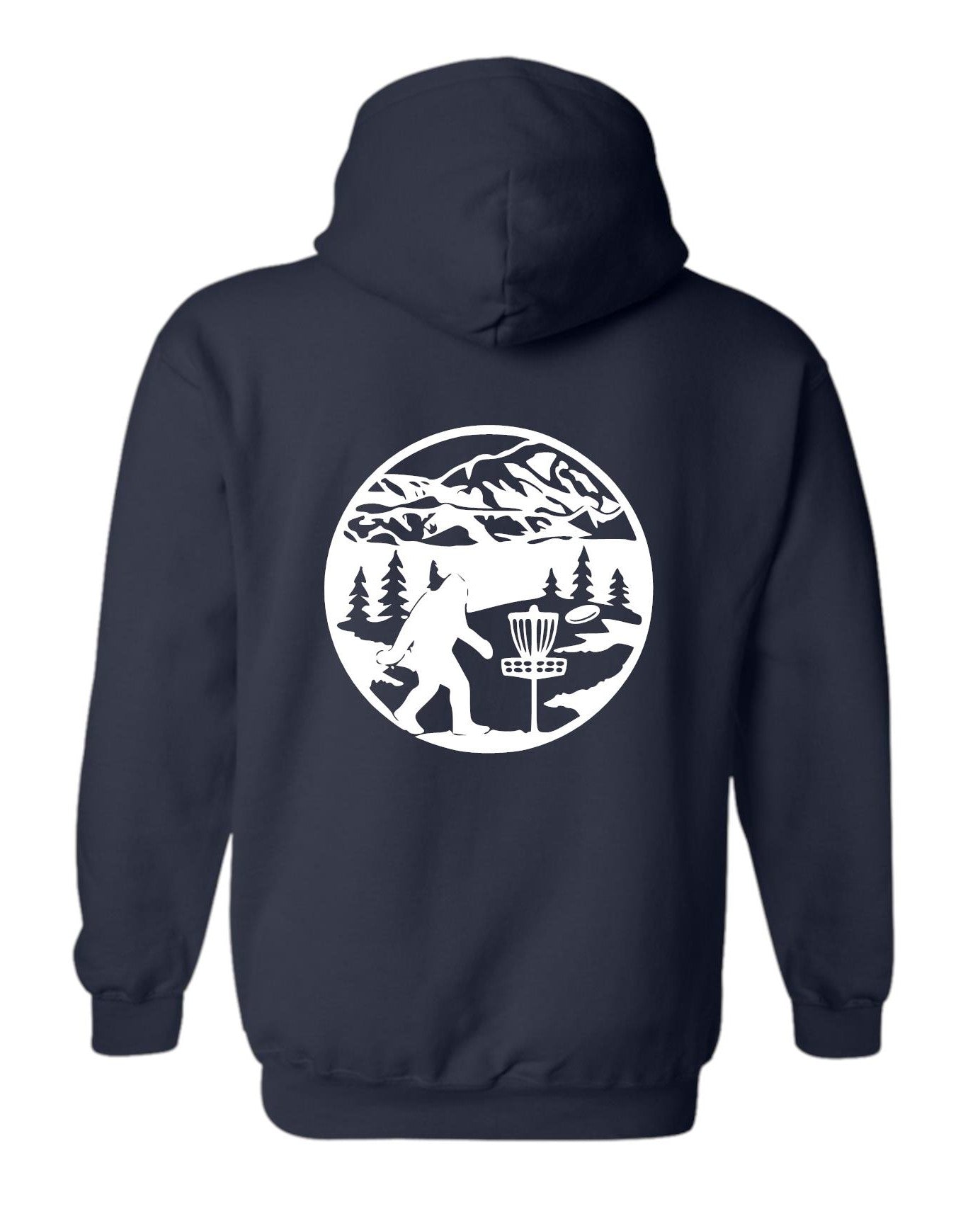 Disc Golf Pullover Hoodie Dual Logo SASQUATCH Hooded Sweatshirt