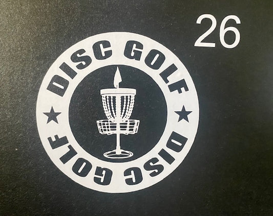 Disc Golf Vinyl Decals Stickers Car Truck RV Window STYLE 26