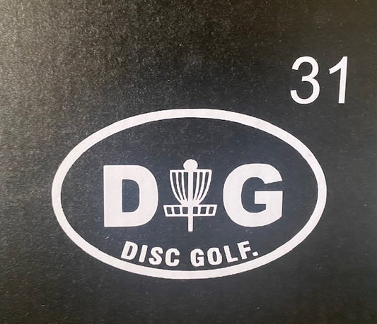 Disc Golf Vinyl Decals Stickers Car Truck RV Window STYLE 31