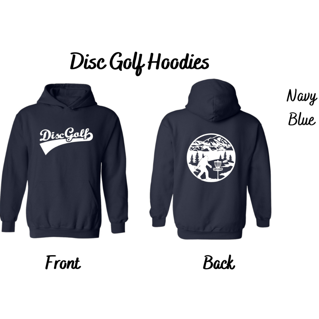 Disc Golf Pullover Hoodie Dual Logo SASQUATCH Hooded Sweatshirt