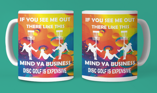 Coffee Mug DISC GOLF FUNNY Stripper Man Novelty Cup Gift STYLE 2