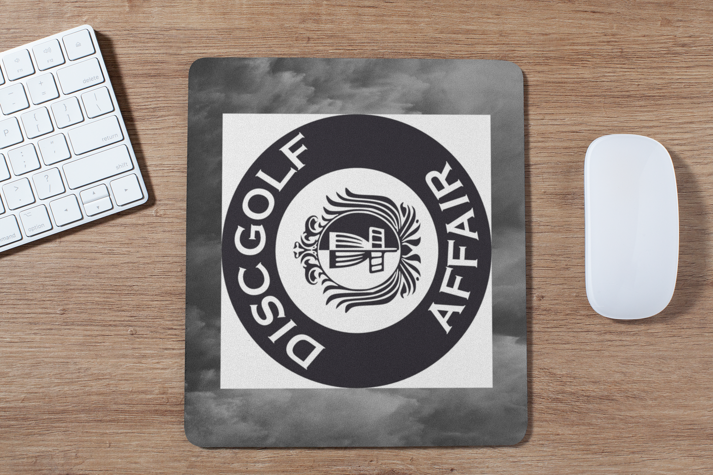 Disc Golf Affair Logo Mouse Pad Gaming Desk Mat Custom Gift