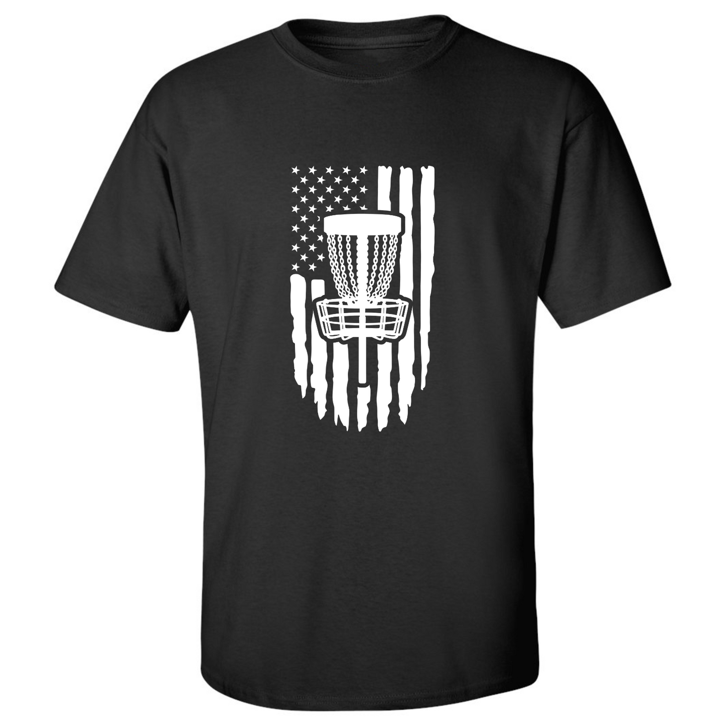 Disc Golf T-Shirt PATRIOTIC AMERICAN FLAG Shirt