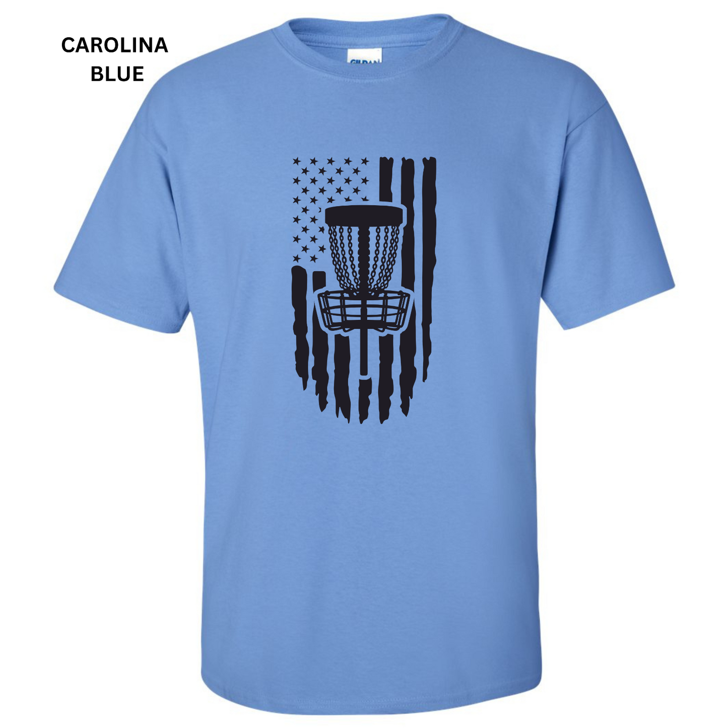 Disc Golf T-Shirt PATRIOTIC AMERICAN FLAG Shirt