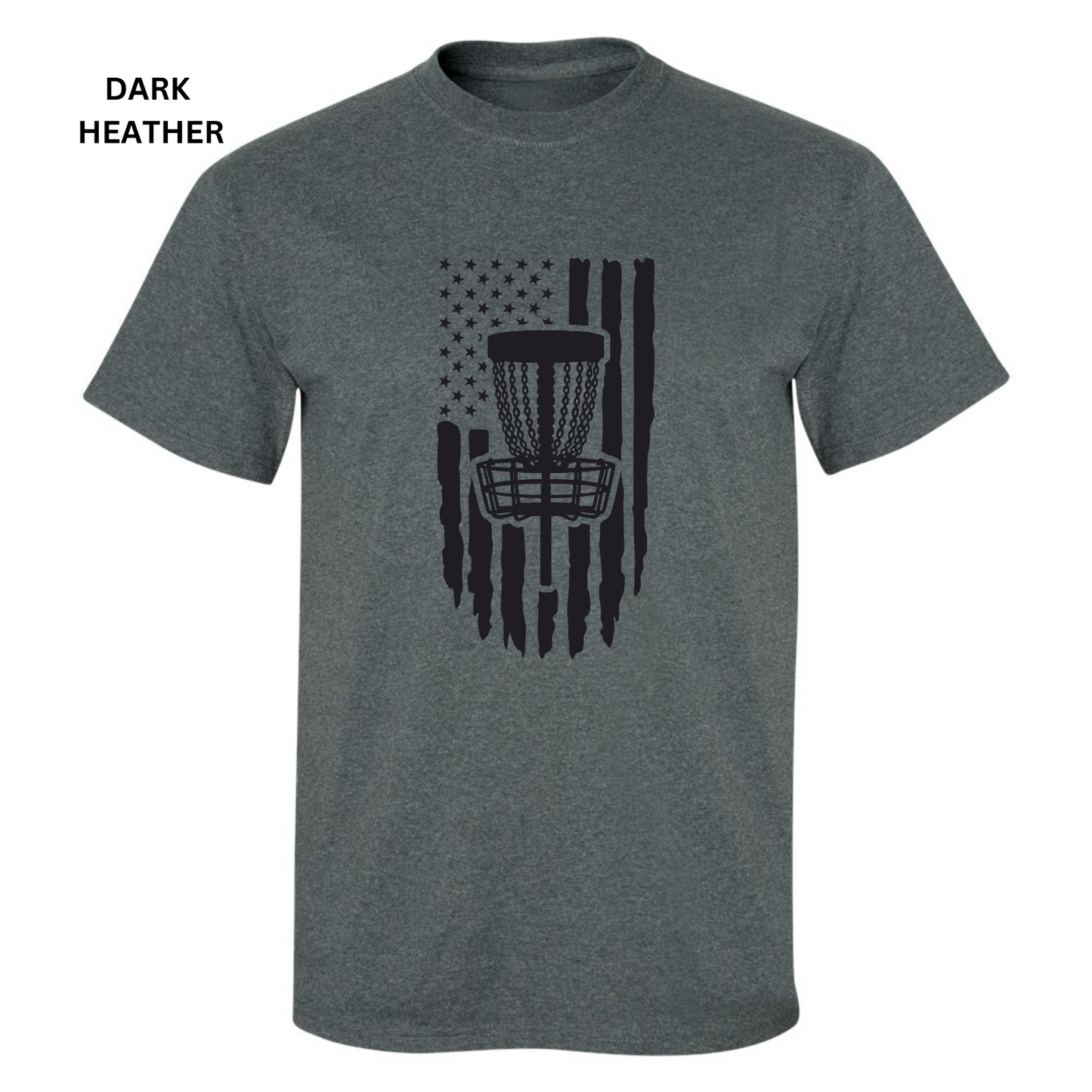 Disc Golf T-Shirt PATRIOTIC AMERICAN FLAG Shirt