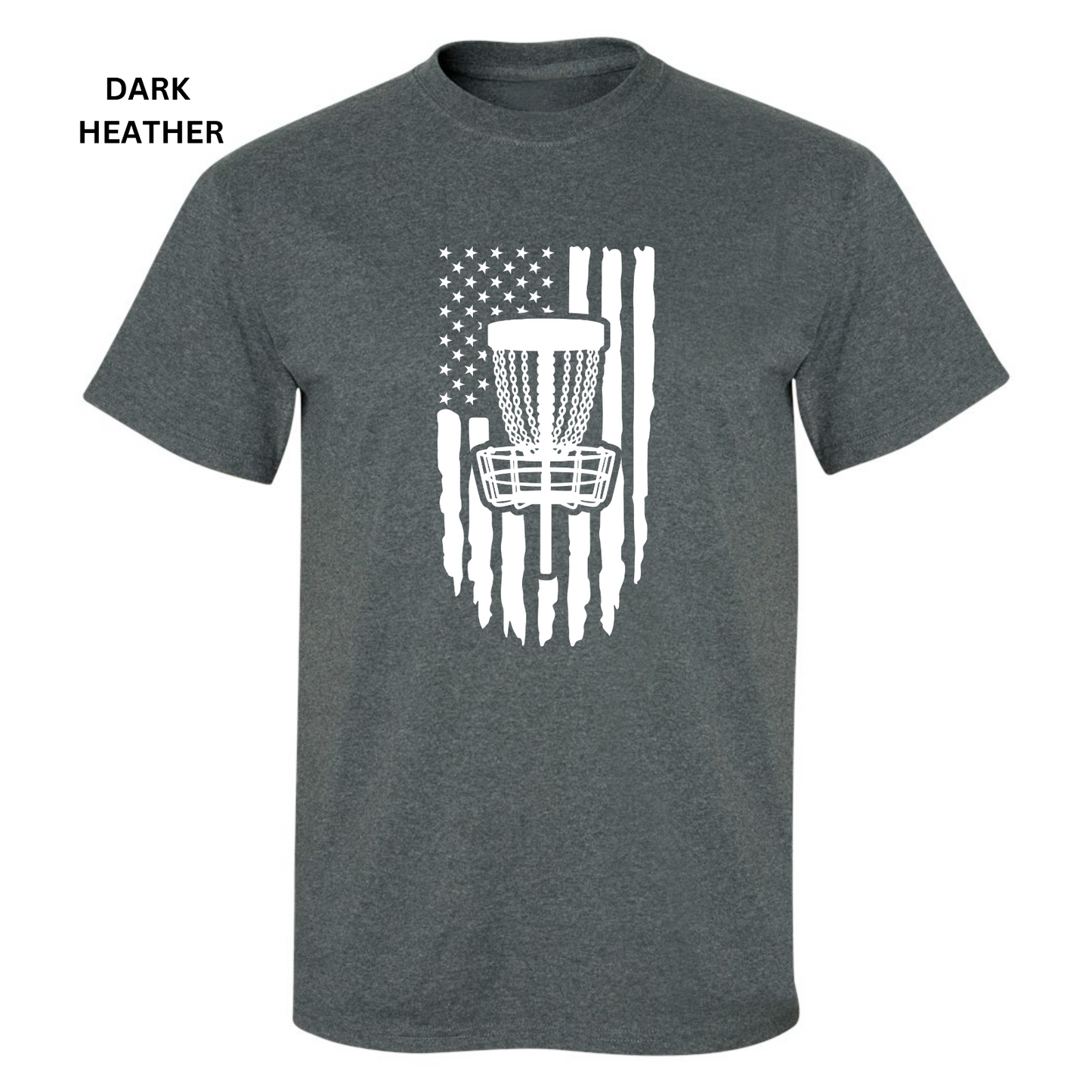 Disc Golf T-Shirt PATRIOTIC AMERICAN FLAG Shirt