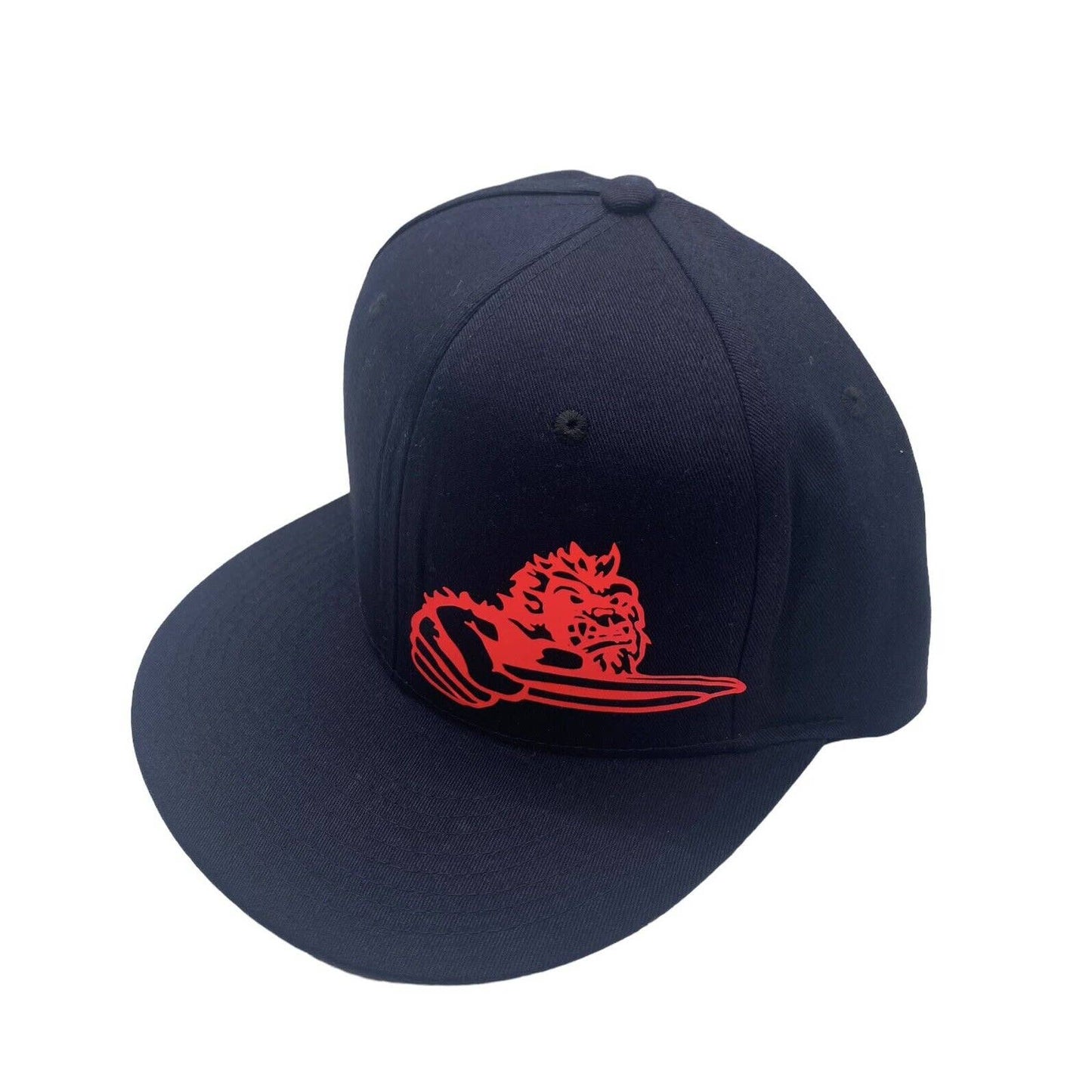 Disc Golf Hat Cap GOLFING GORILLA Adjustable Snap Back Vinyl Logo Navy