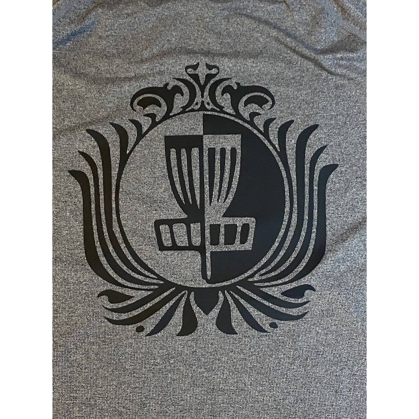 Disc Golf Shirt Jersey CREST BASKET GREY XL Outdoor Active Discgolf Dri Fit