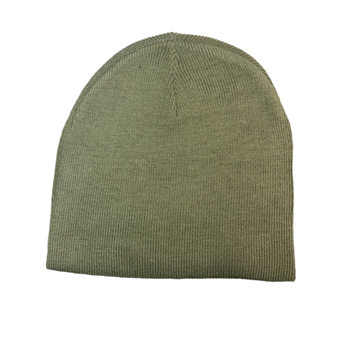 Disc Golf Affair HYZER Logo Knit Beanie Winter Disc Golf Hat OLIVE