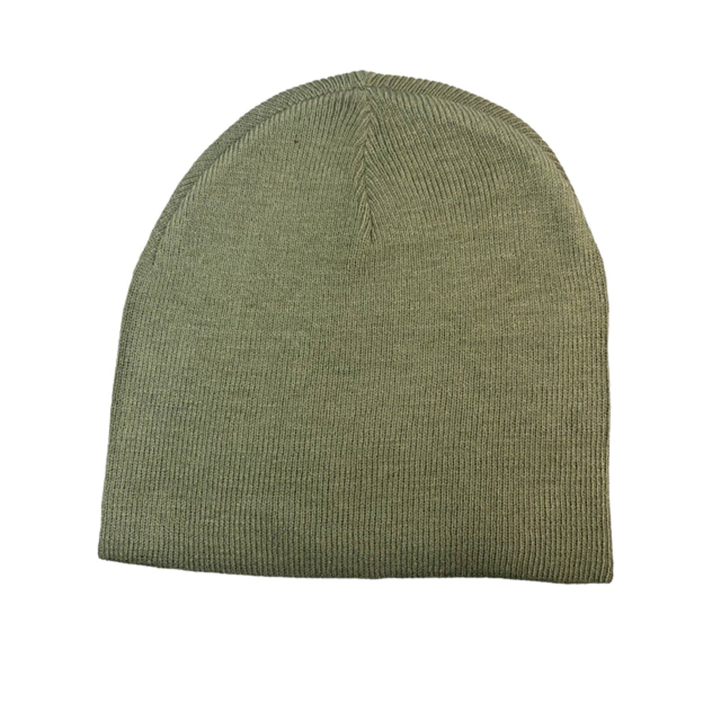 Disc Golf Affair HYZER Logo Knit Beanie Winter Disc Golf Hat OLIVE