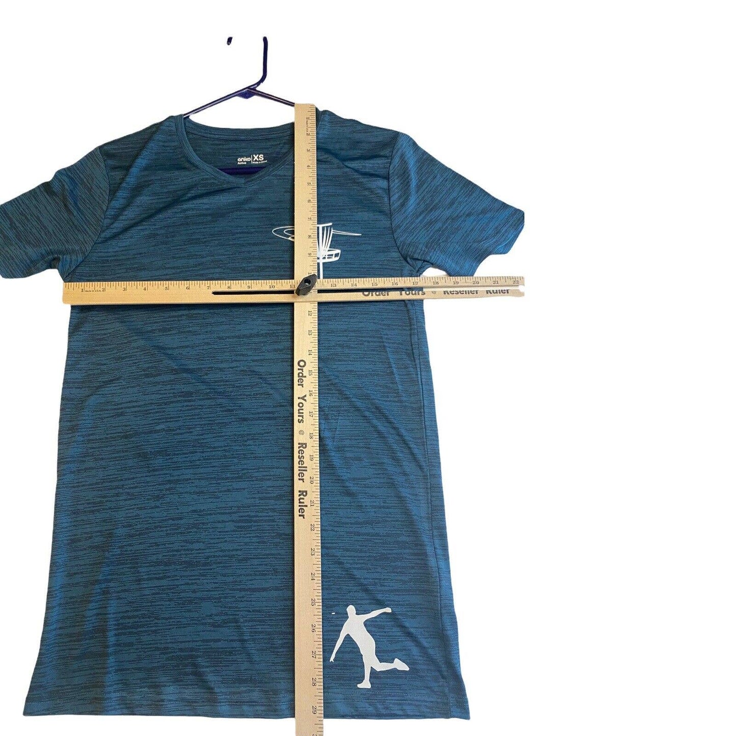 Disc Golf Shirt UNISEX Its In My DNA Jersey Active XS TEAL Blue Dri Fit