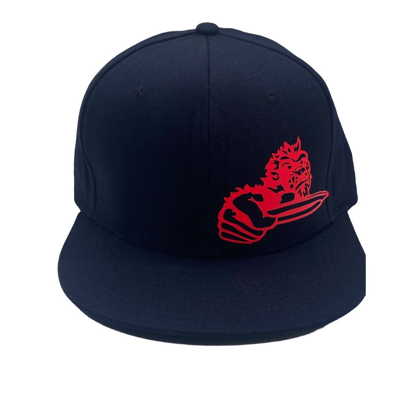 Disc Golf Hat Cap GOLFING GORILLA Adjustable Snap Back Vinyl Logo Navy