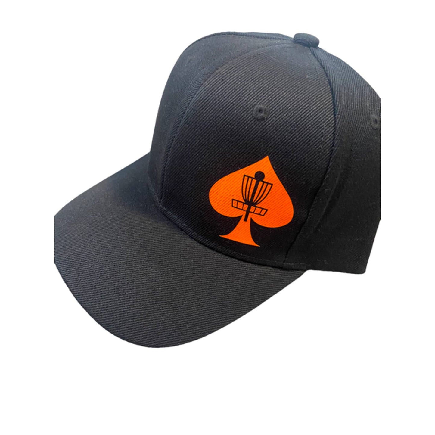 Disc Golf Affair ACES Vinyl Logo Disc Golf Hat Cap Adjustable Black